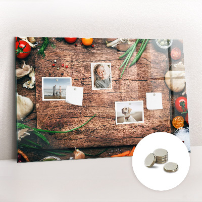 Magnetisch wandbord Kookplank