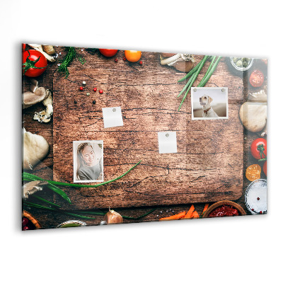 Magnetisch wandbord Kookplank