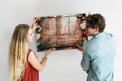 Magnetisch wandbord Kookplank