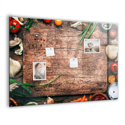 Magnetisch wandbord Kookplank