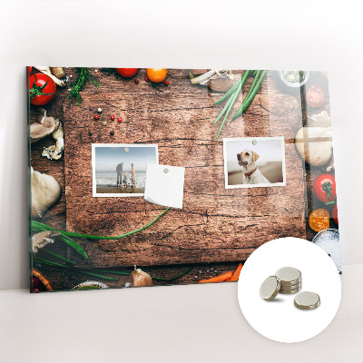 Magnetisch wandbord Kookplank
