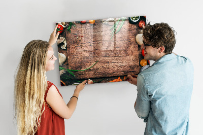 Magnetisch wandbord Kookplank