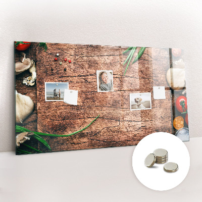 Magnetisch wandbord Kookplank