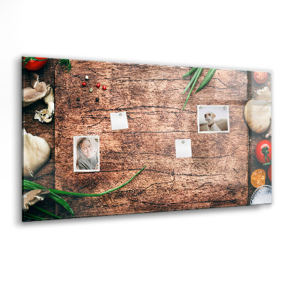 Magnetisch wandbord Kookplank