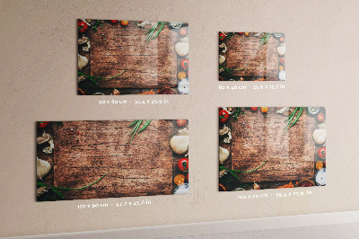 Magnetisch wandbord Kookplank