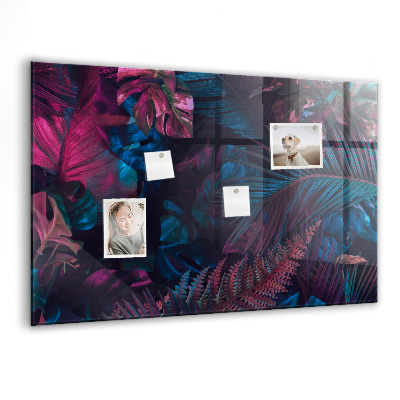 Memobord keuken Exotische bloemen