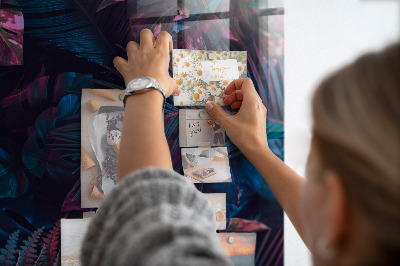 Memobord keuken Exotische bloemen