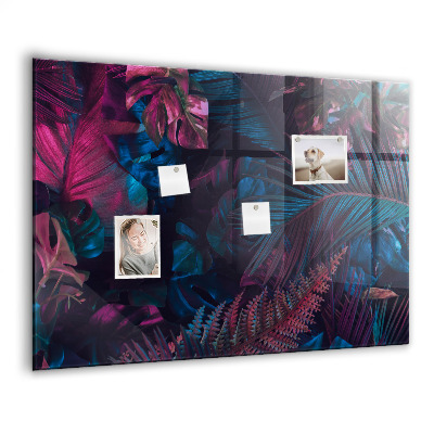 Memobord keuken Exotische bloemen