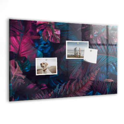 Memobord keuken Exotische bloemen