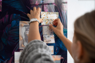 Memobord keuken Exotische bloemen