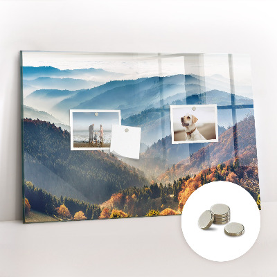 Memobord keuken Berglandschap