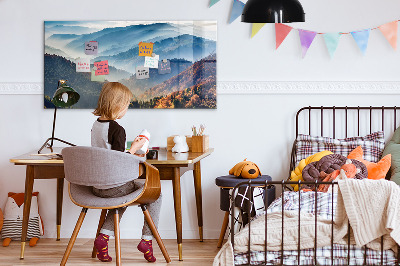 Memobord keuken Berglandschap