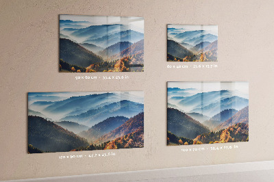 Memobord keuken Berglandschap