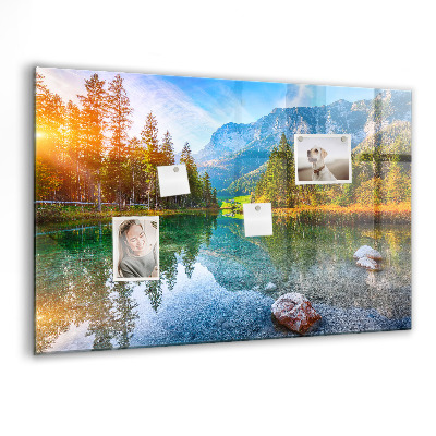 Magnetisch wandbord Riviergebergte landschap
