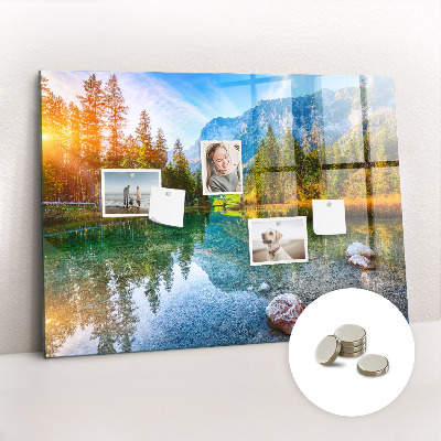 Magnetisch wandbord Riviergebergte landschap