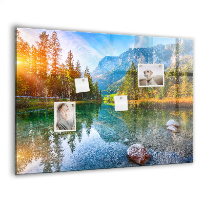 Magnetisch wandbord Riviergebergte landschap