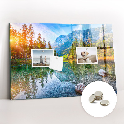 Magnetisch wandbord Riviergebergte landschap