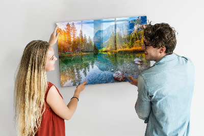 Magnetisch wandbord Riviergebergte landschap