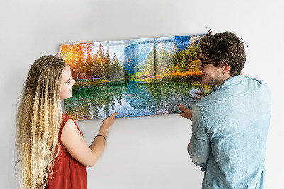 Magnetisch wandbord Riviergebergte landschap