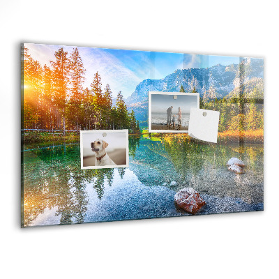 Magnetisch wandbord Riviergebergte landschap