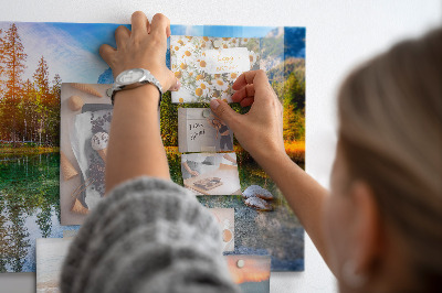 Magnetisch wandbord Riviergebergte landschap