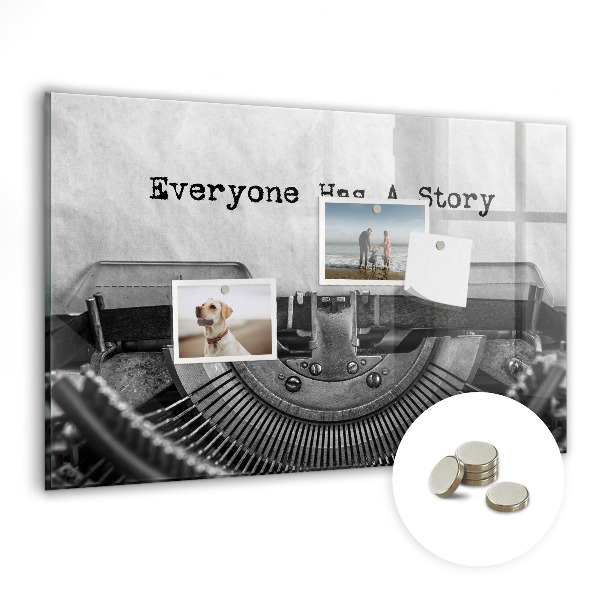 Magnet board Iedereen heeft een verhaal