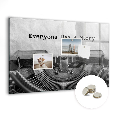 Magnet board Iedereen heeft een verhaal