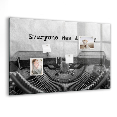 Magnet board Iedereen heeft een verhaal