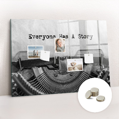 Magnet board Iedereen heeft een verhaal