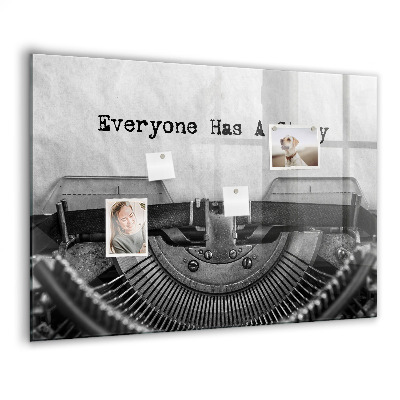 Magnet board Iedereen heeft een verhaal