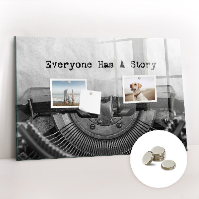 Magnet board Iedereen heeft een verhaal