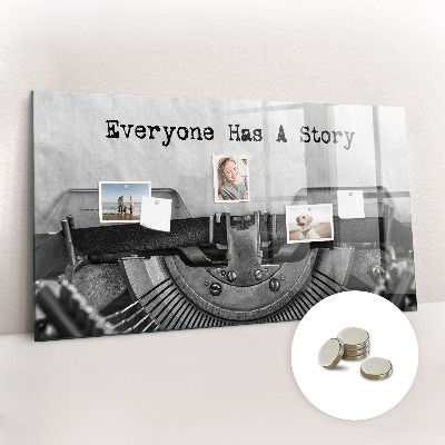 Magnet board Iedereen heeft een verhaal