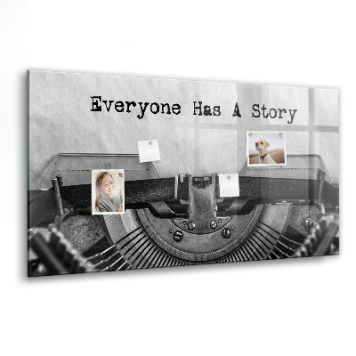 Magnet board Iedereen heeft een verhaal