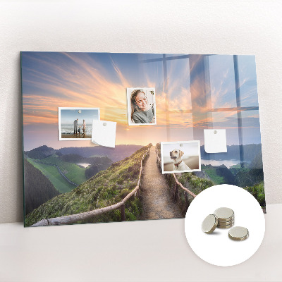 Magnet board Berglandschap