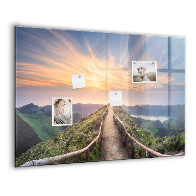 Magnet board Berglandschap