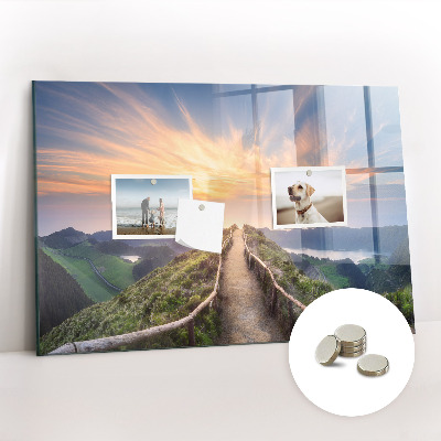 Magnet board Berglandschap