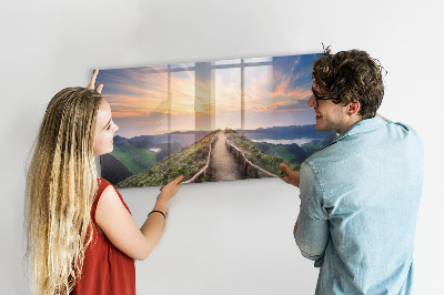 Magnet board Berglandschap
