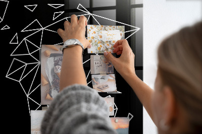 Memobord keuken Moderne wereldkaart