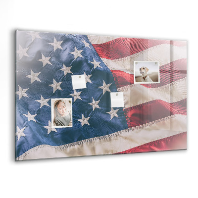 Magnetisch wandbord Amerikaanse vlag