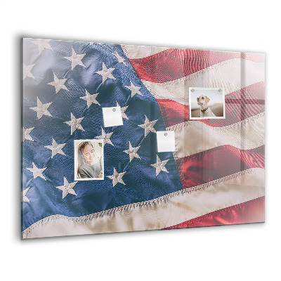 Magnetisch wandbord Amerikaanse vlag