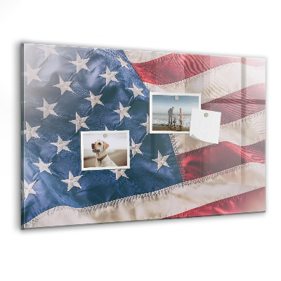 Magnetisch wandbord Amerikaanse vlag