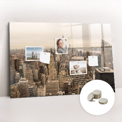 Magnetisch wandbord Stadslandschap