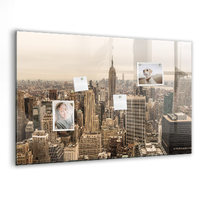 Magnetisch wandbord Stadslandschap