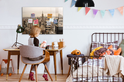 Magnetisch wandbord Stadslandschap