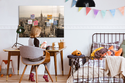 Magnetisch wandbord Stadslandschap