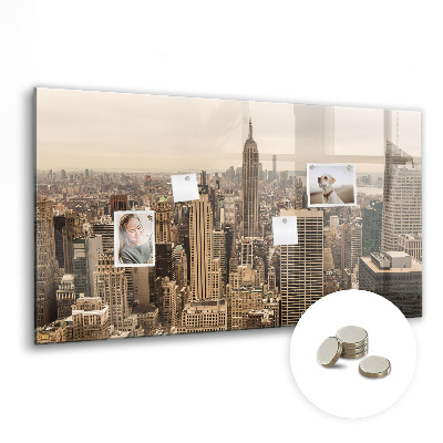 Magnetisch wandbord Stadslandschap