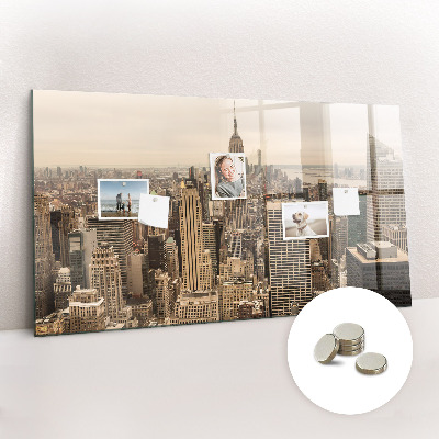 Magnetisch wandbord Stadslandschap