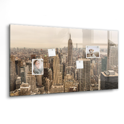 Magnetisch wandbord Stadslandschap