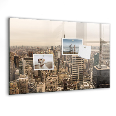 Magnetisch wandbord Stadslandschap