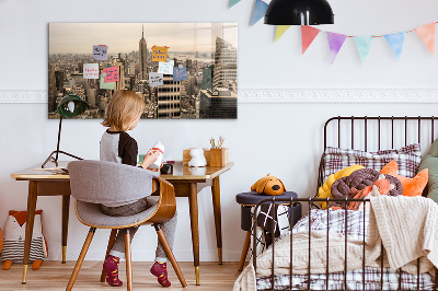 Magnetisch wandbord Stadslandschap